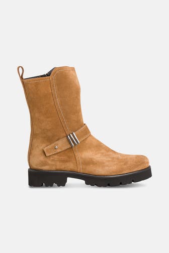 DONNA CAROLINA Biker-Boots 'Line Race' camel