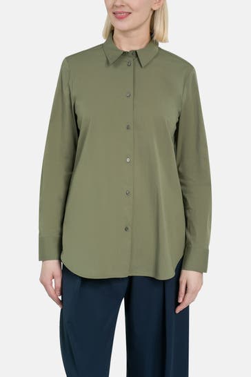 MARC O'POLO Casual-Bluse oliv