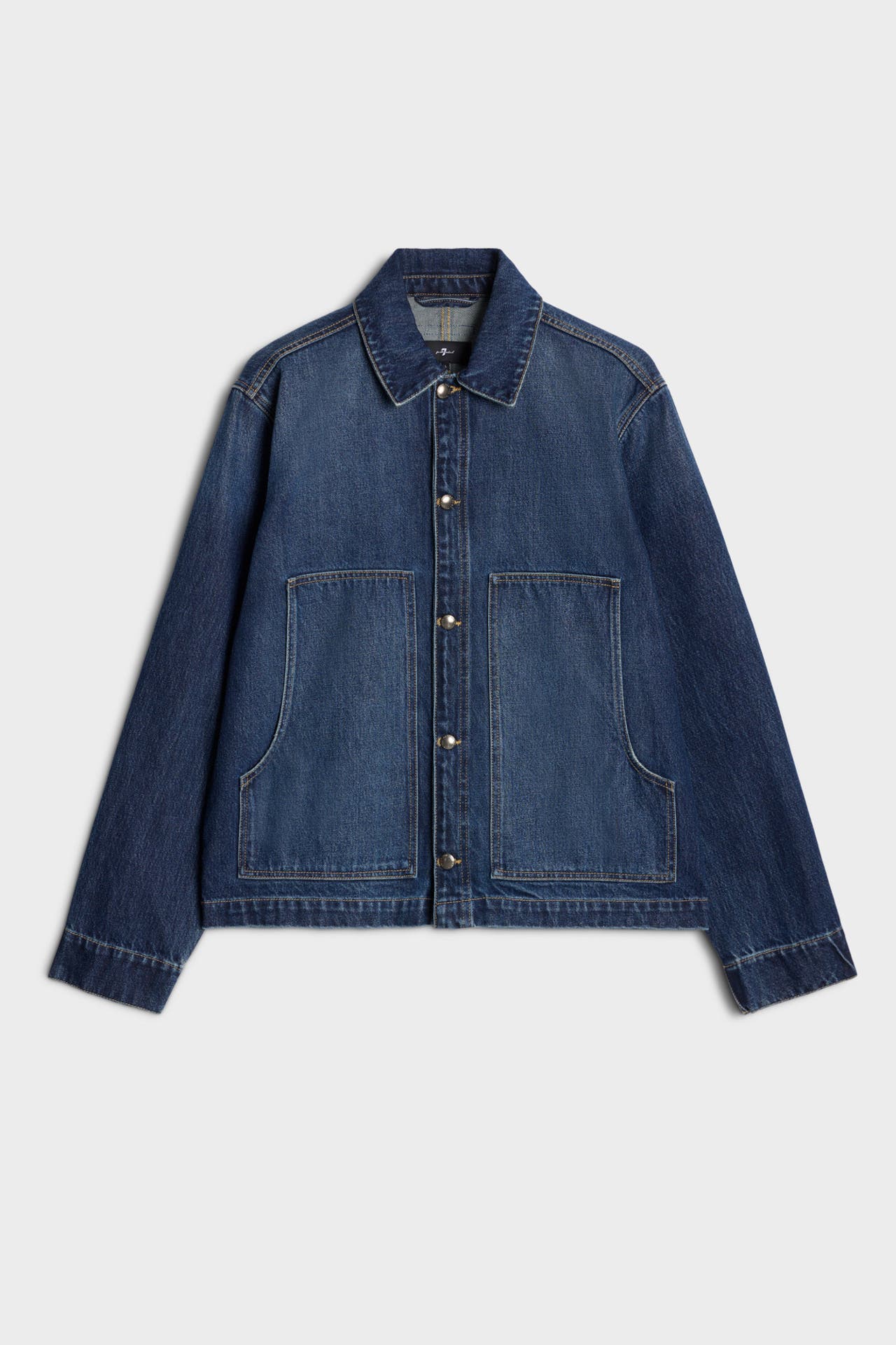 7 FOR ALL MANKIND Jeansjacke dunkelblau, Bild 1
