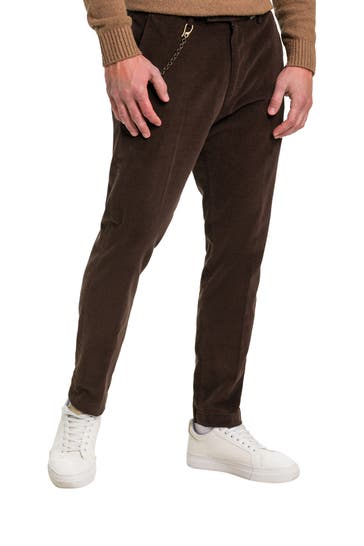 CINQUE Stoffhose 'Cibeppe' dunkelbraun