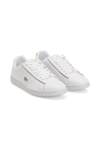 LACOSTE Leder-Sneaker weiß