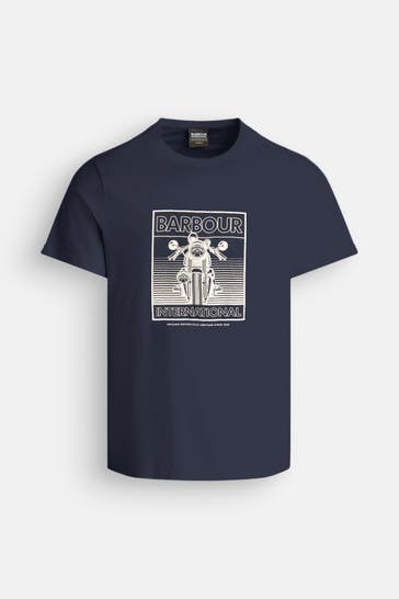 BARBOUR INTERNATIONAL T-Shirt nachtblau