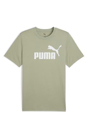 PUMA T-Shirt graugrün