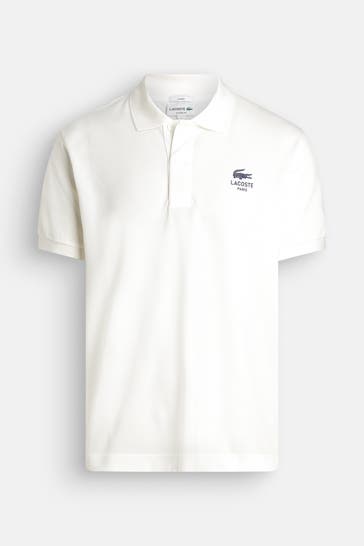 LACOSTE Polo-Shirt weiß