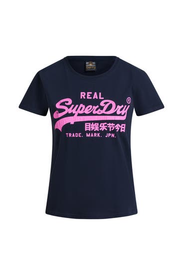 SUPERDRY - T-Shirt blauschwarz