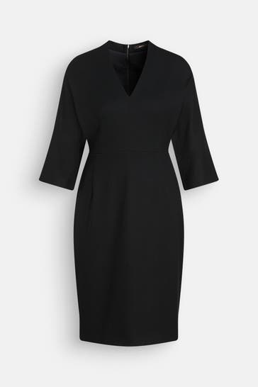 WINDSOR. Wollmix-Kleid schwarz