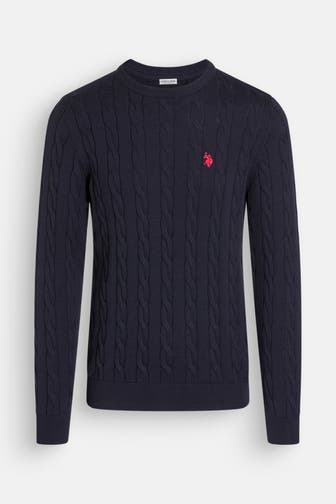 U.S. POLO ASSN. Strickpullover nachtblau