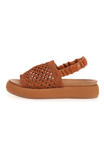 INUOVO Slides cognac