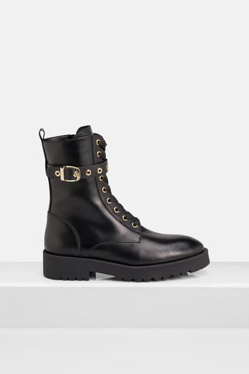 AIGNER Schnürboots 'Amira' schwarz
