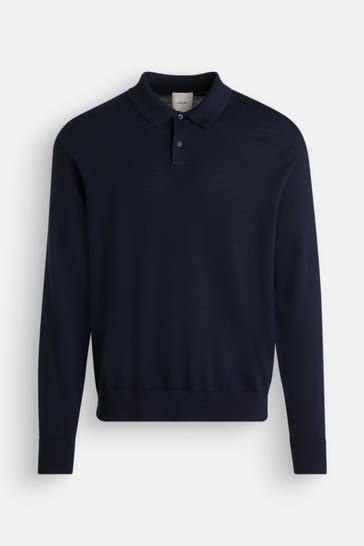 CALVIN KLEIN Strick-Polo navy