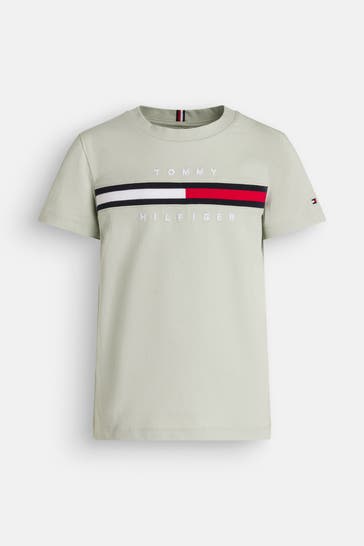 TOMMY HILFIGER T-Shirt lindgrün