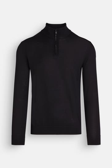 EMPORIO ARMANI Woll-Troyer schwarz