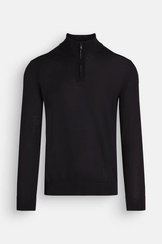 EMPORIO ARMANI Woll-Troyer schwarz