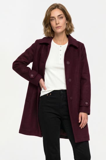 COLMAR Mantel aubergine
