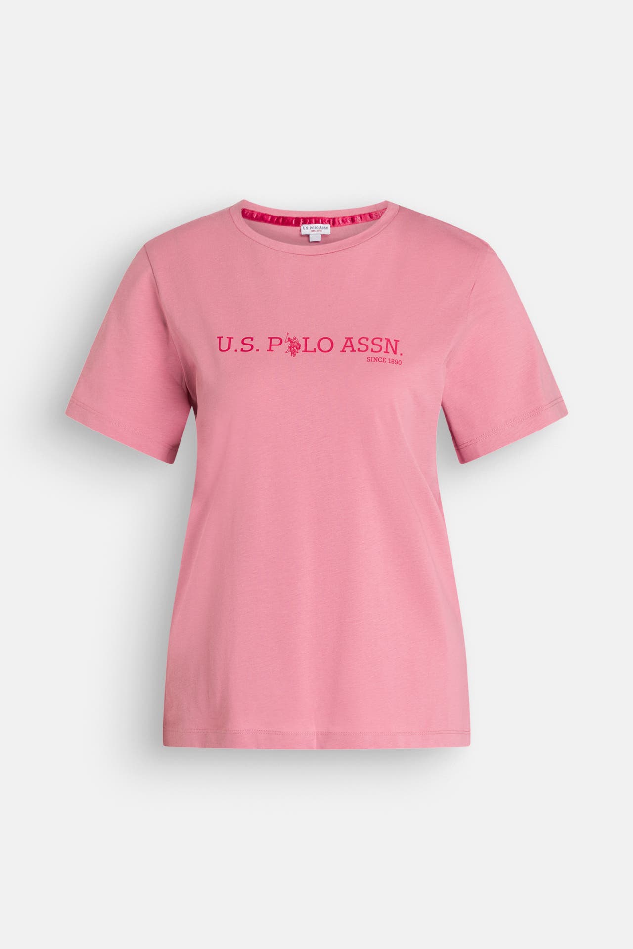 U.S. POLO ASSN. T-Shirt 'Kris' dunkelrosa, Bild 1