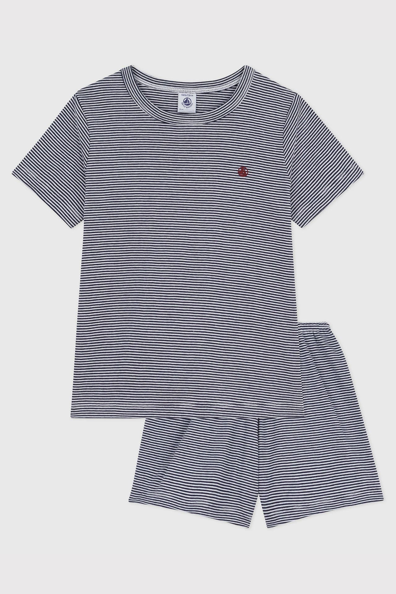 PETIT BATEAU Pyjama-Set gestreift, Bild 1