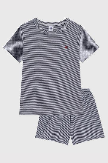 PETIT BATEAU Pyjama-Set gestreift