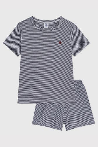 PETIT BATEAU Pyjama-Set gestreift