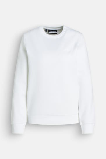 J.LINDEBERG SPORTSWEAR Sweatshirt 'Alpha' weiß