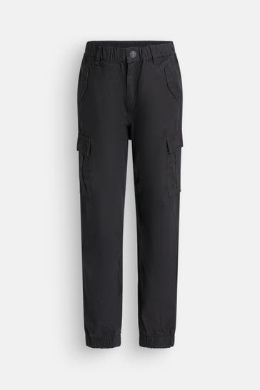 GUESS Cargohose schwarz