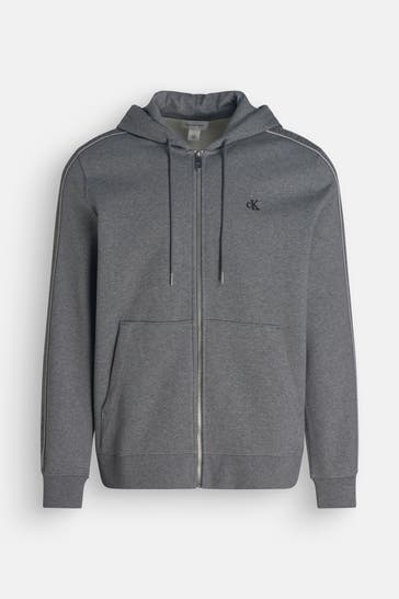 CALVIN KLEIN Sweatjacke grau