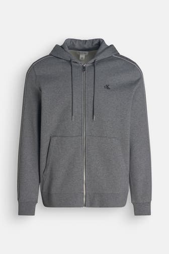 CALVIN KLEIN Sweatjacke grau