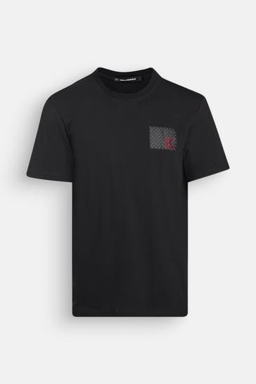KARL LAGERFELD T-Shirt schwarz