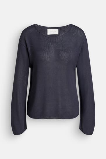 JUVIA 'Felicia' Knit Sweater, midnight blue