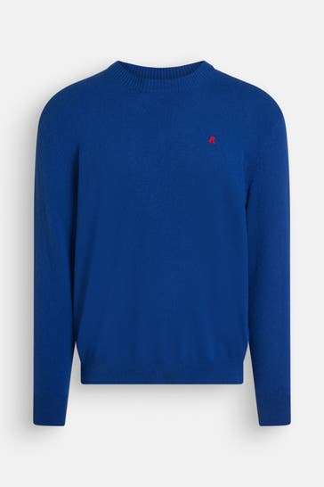 REPLAY Wollmix-Pullover blau
