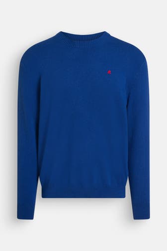 REPLAY Wollmix-Pullover blau