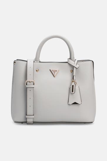 GUESS Handtasche 'Girlfriend' hellgrau