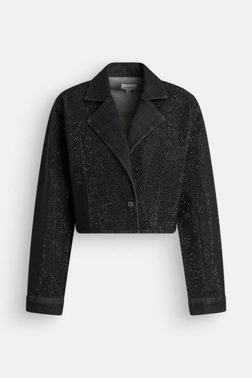 GESTUZ Jeansjacke 'Zorah' schwarz 