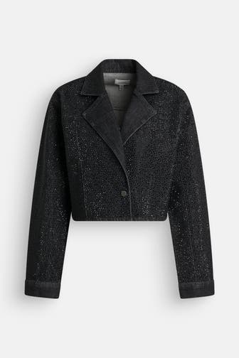 GESTUZ Jeansjacke 'Zorah' schwarz