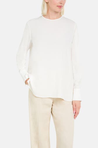 RIANI Seidenblusenshirt weiß