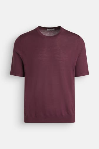 TIGER OF SWEDEN T-Shirt 'Connor' burgunder