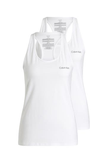 CK JEANS 2er-Pack Tank-Tops weiß