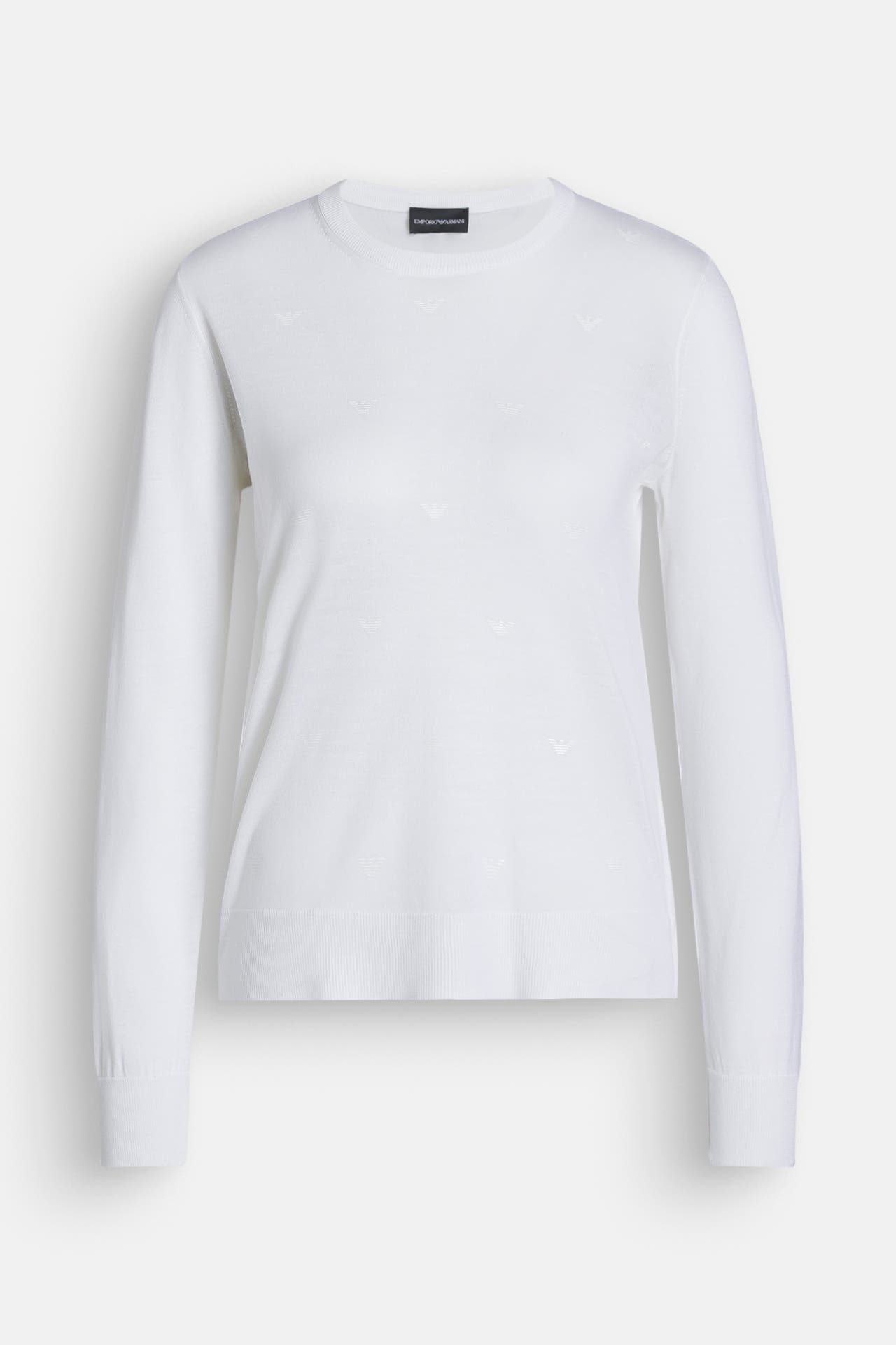 EMPORIO ARMANI Wollmix-Pullover weiß, Bild 1