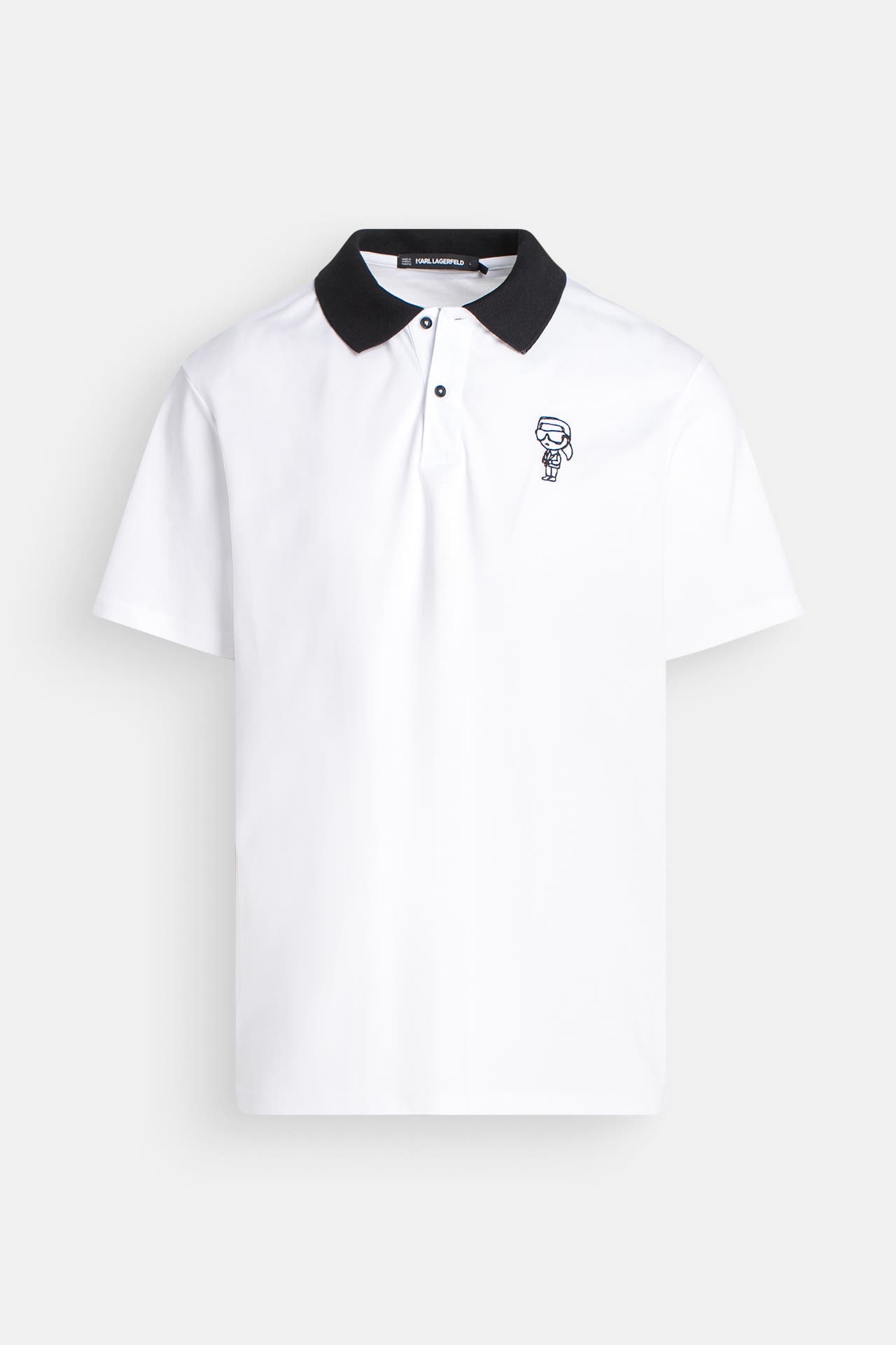 KARL LAGERFELD Polo-Shirt weiß, Bild 1