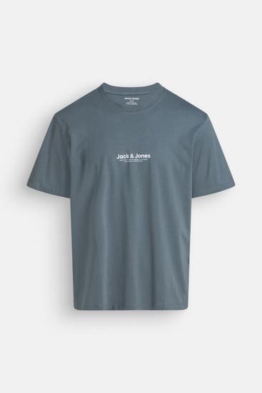 JACK & JONES - T-Shirt graublau