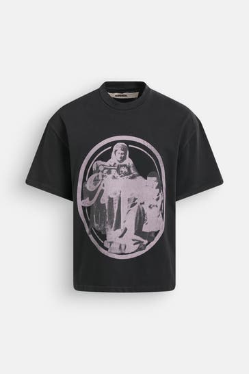 ROUGH. T-Shirt schwarz