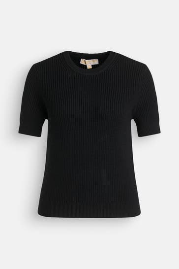 MICHAEL MICHAEL KORS Strickshirt 'Shaker' schwarz