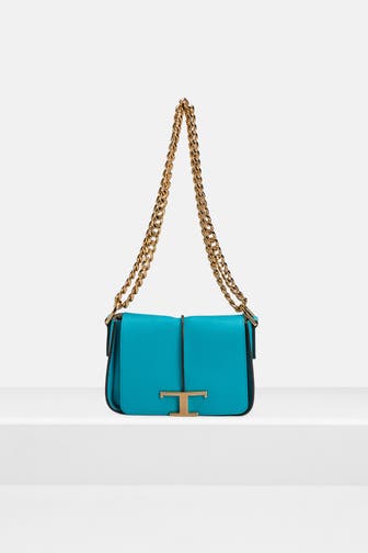 TOD'S Schultertasche türkis