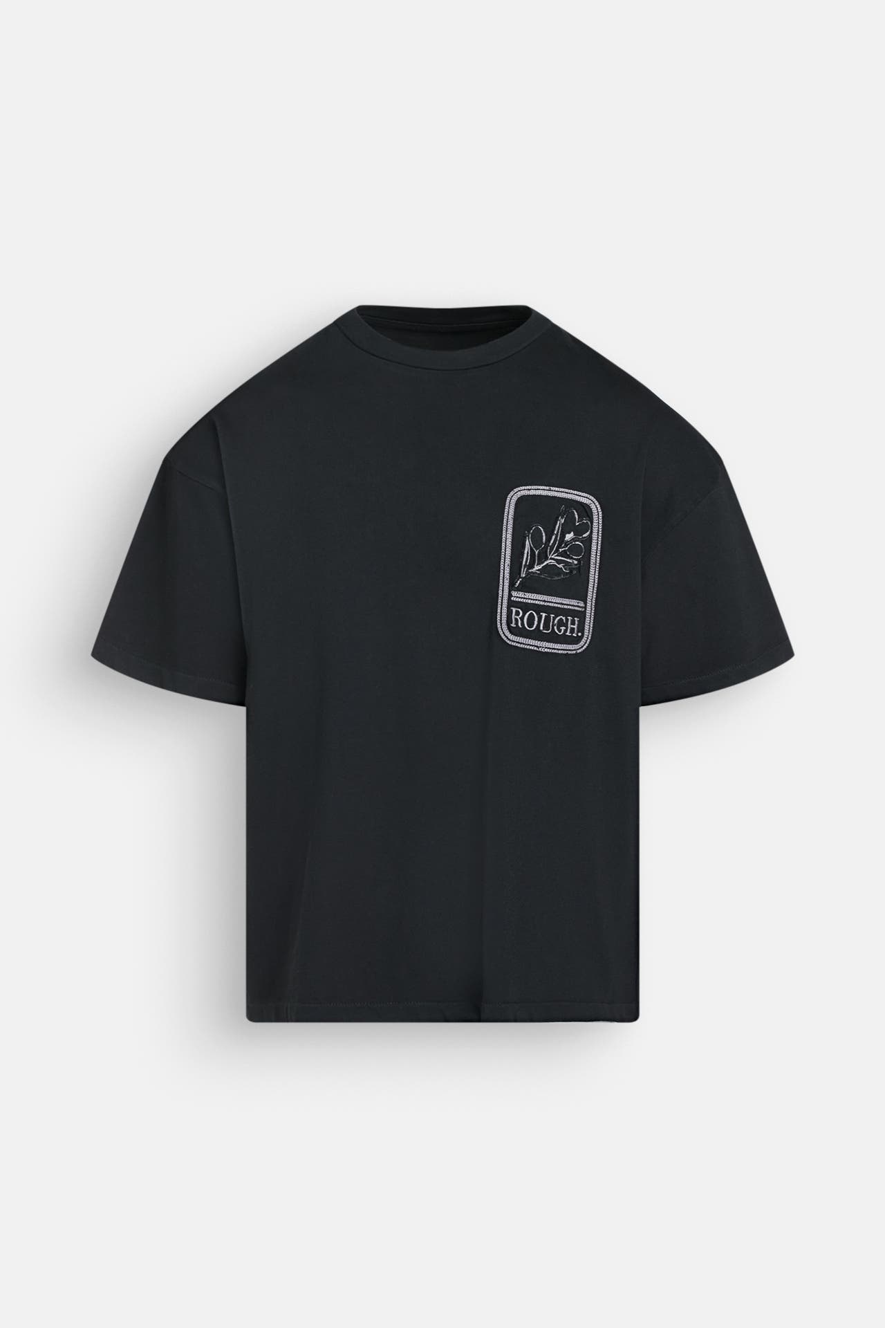 ROUGH. T-Shirt schwarz, Bild 1
