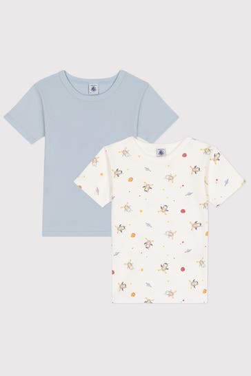 PETIT BATEAU 2er-Pack T-Shirts mehrfarbig