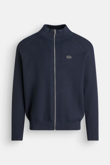 DIESEL Strickjacke dunkelblau