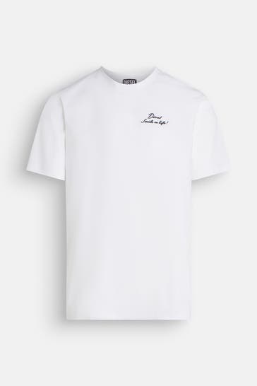 DIESEL T-Shirt weiß