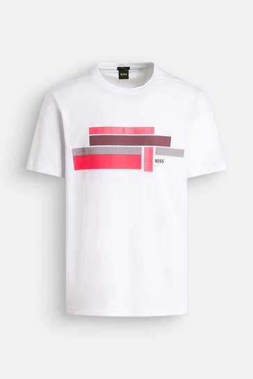 BOSS GREEN T-Shirt weiß