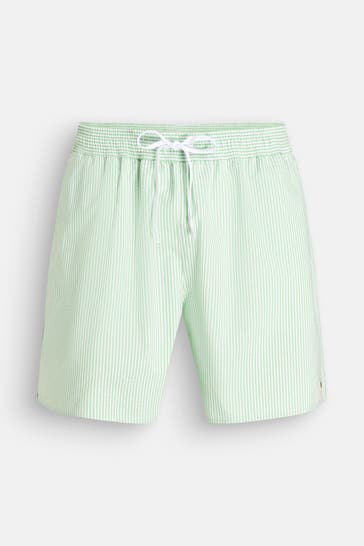 LACOSTE Badeshorts gestreift