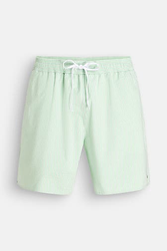 LACOSTE Badeshorts gestreift