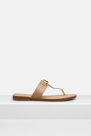 MICHAEL MICHAEL KORS Zehentrenner 'Parker Thong' beige